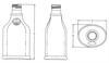 FOOTED FLEUR DE LIS from Plastic Bottle Corporation
